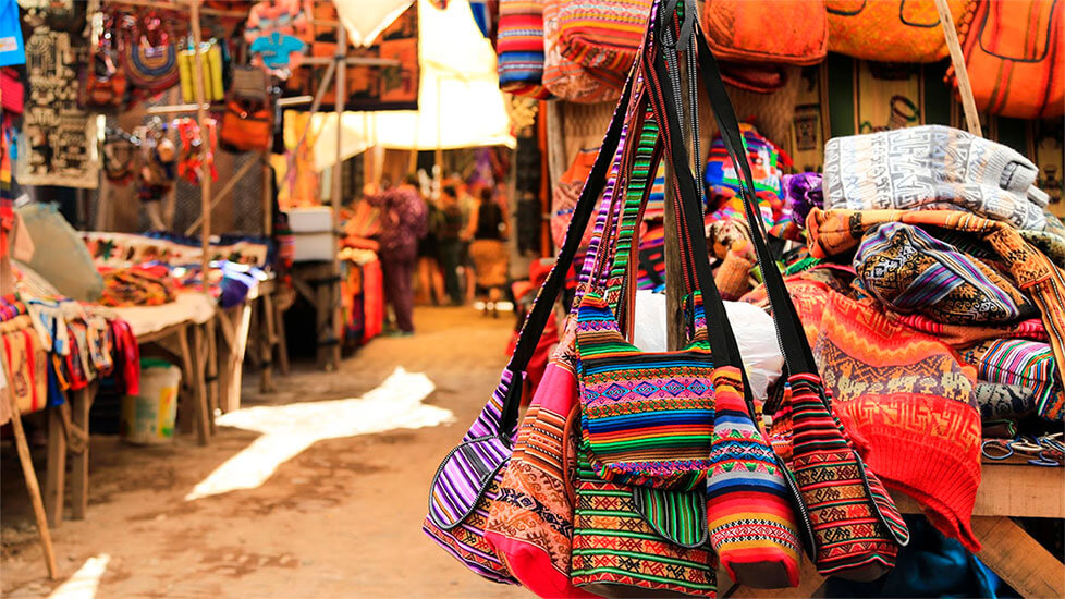 El mercado de Pisac Cusco